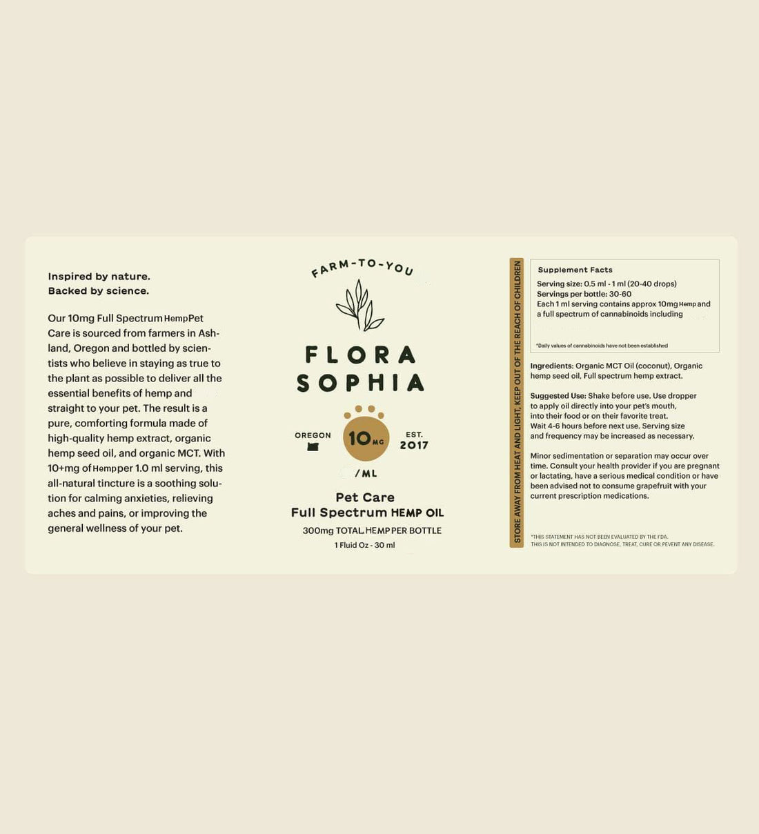 Pet Care 10mg Full Spectrum