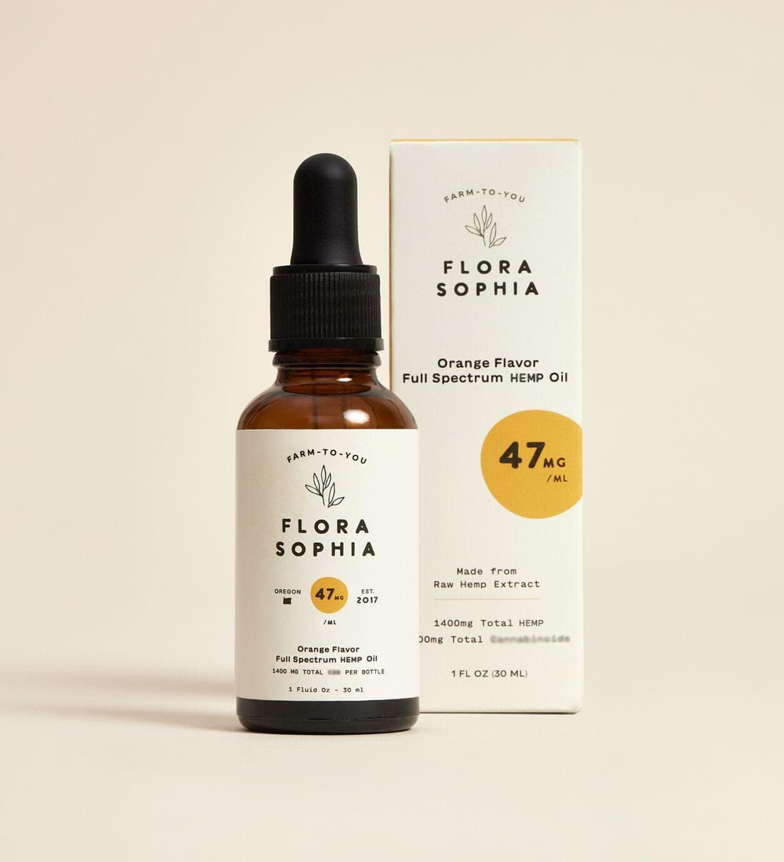 47mg Orange Flavor Full Spectrum Tincture