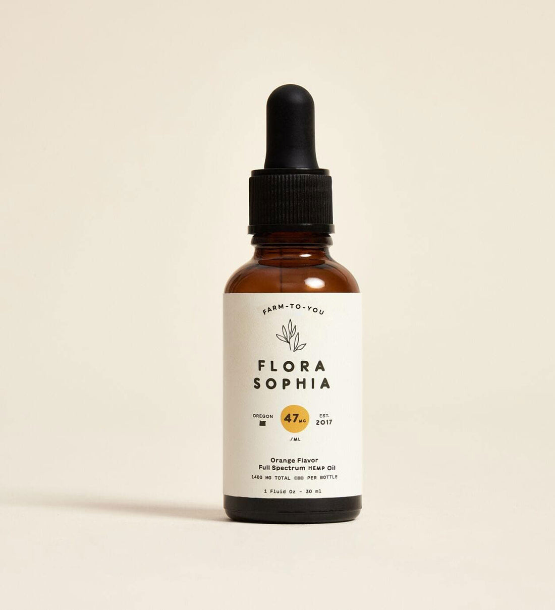 47mg Orange Flavor Full Spectrum Tincture